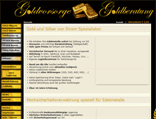 Tablet Screenshot of goldvorsorge.at